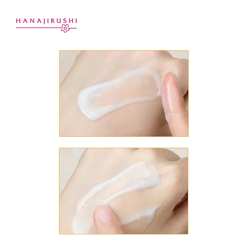 HANAJIRUSHI Sun Cream Aqua Sun Block Cream Sunblocking Cream Ultra-Light Sunscreen Water-Resistant Texture  SPF 50+ PA++Sunblock