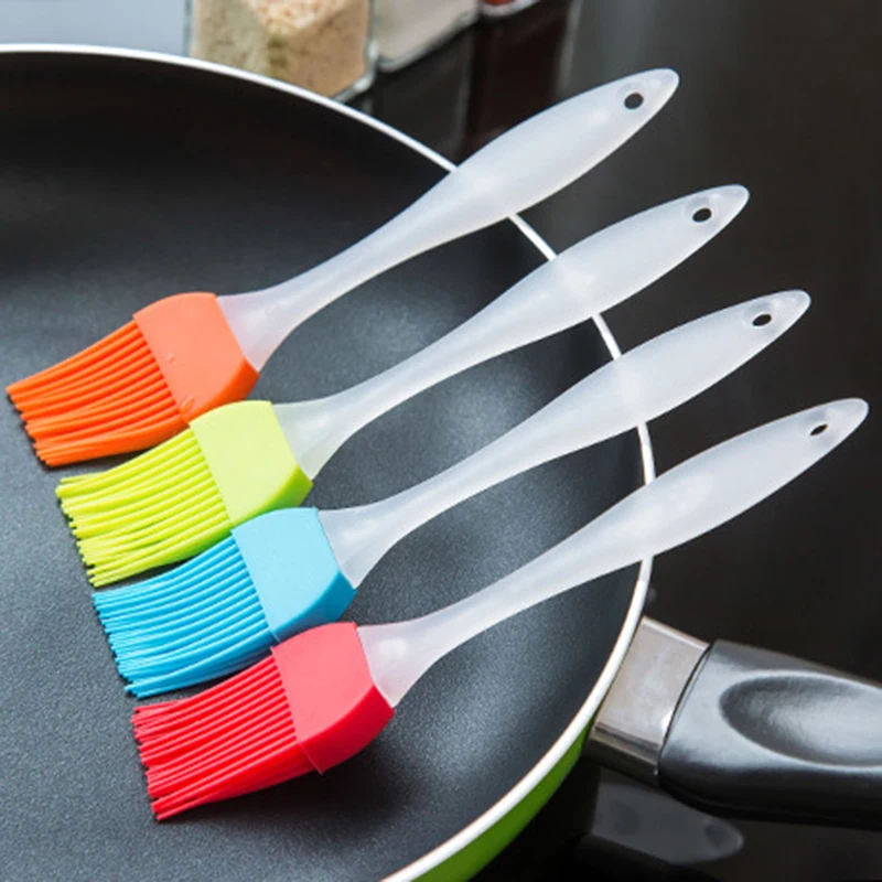 Silicone Basting Brush Pastry Barbecue Brush Oil Cream Butter Brush Mini Cake BBQ Grilling Baking Tools Kitchen Accessories (2)