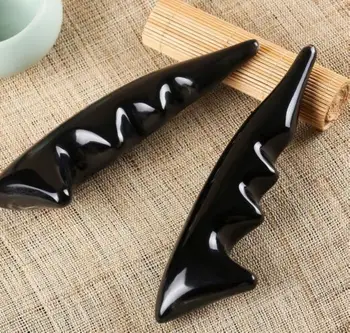

Scraping Plates Chinese Traditional Acupuncture Massage foot Gua Sha Board Therapy Natural ox horn dial point ribs stick fitness