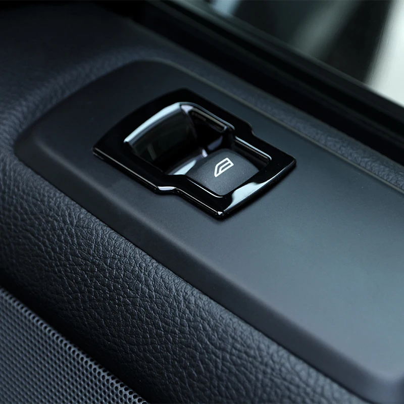 Глянцевый черный ABS кнопка Подъема Окна Накладка для Ленд Ровер Дискавери 4 LR4 10-16 для Range Rover Sport 09-13 автомобильные аксессуары