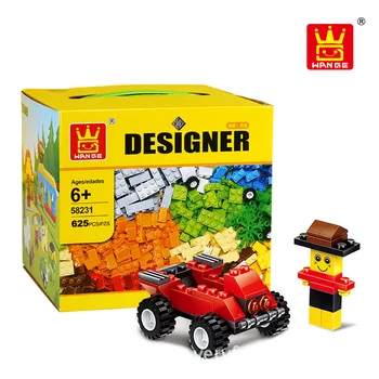 

3 in 1 Wange Blocks World Architecture Building Blocks car Model creative Educational Toys for Children Gifts 58231