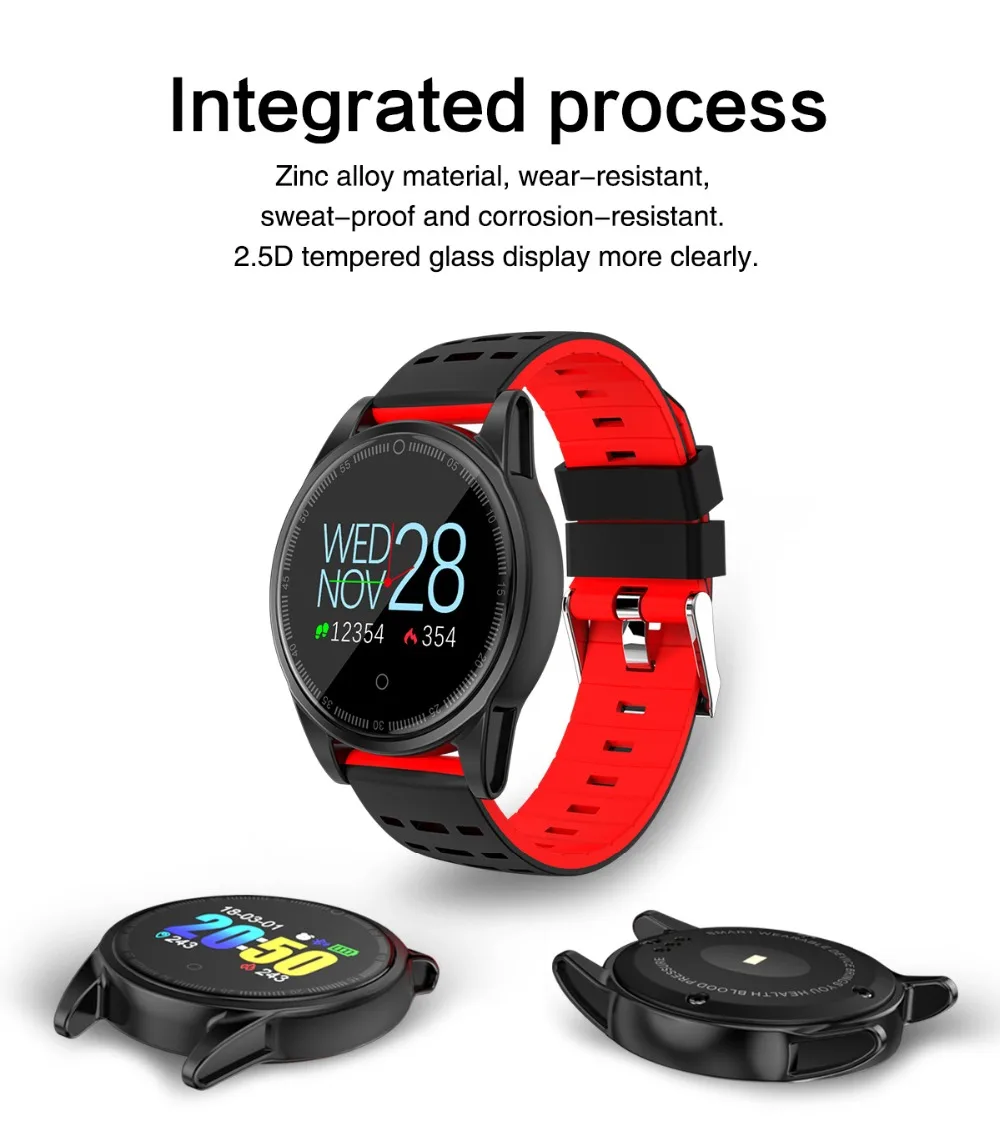 

Smart Watch R13S Sports Tracker Heart RateTracker Blood Pressure Monitor Tracker Blood Pressure Heart Rate Smartwatch for xiaomi