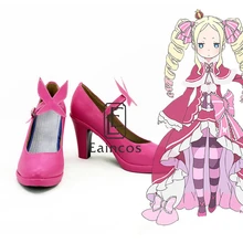 Anime Re: La Vida en un Mundo Distinto De Cero Beatrice Cosplay Del Partido Rojo Zapatos