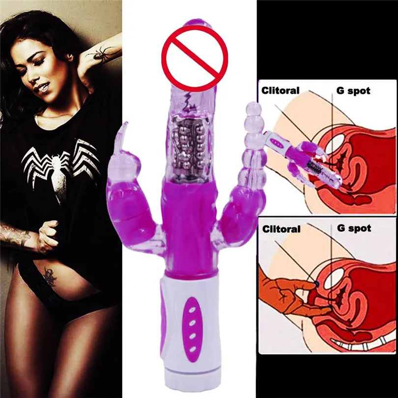 Personal Massager Rabbit Vibrator Adult Sex Toy Thrusting Rabbit Vibrator Dildo G-spot Multispeed Massager Female  (5)
