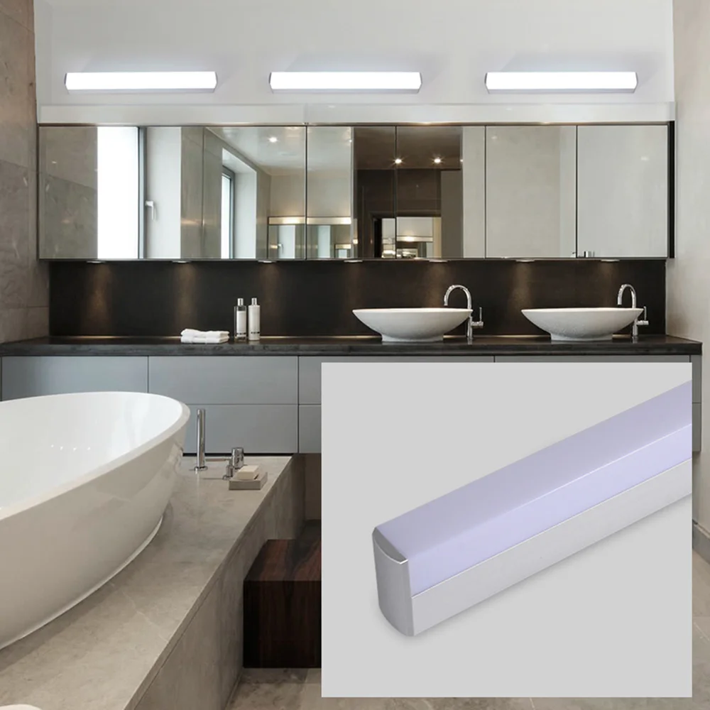  12W 16W 22W Waterproof Wall Lamp Modern Led Mirror Light Fixture AC220V Acrylic Wall Mounted Bathro - 32989506515