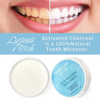 

Natural Teeth Whitening Powder Oral Hygiene Cleaning Shining Dazzle Bright Tooth Powder