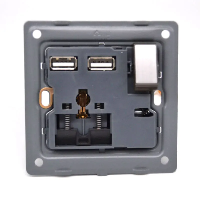 universal-wall-socket-13A-with-switch-double-USB-socket-stainless-steel-wire-UK-US-EUR-wall (1)