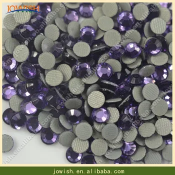 

SS16 Tanzanite Korean Rhinestone Iron on strass 200 gross / bag lead free rhinestones heat transfer flatback stone for dress