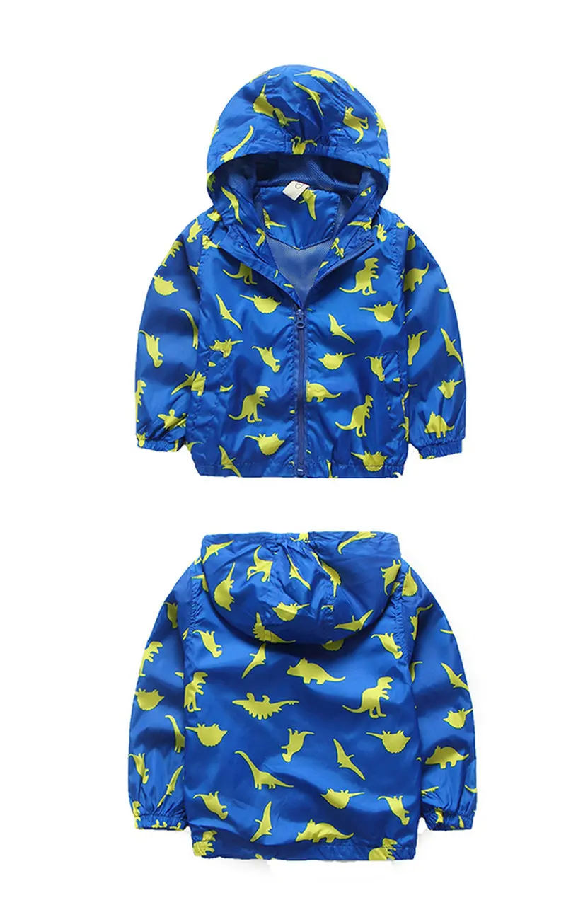 Baby Boys Jackets Coat Hooded Dinasaur Jacket Kids Casual Coat Outerwear Children's Windbreaker Toddler Clothes Boys Clothing (8)