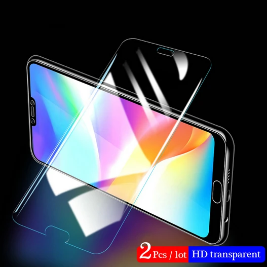 2 шт./лот 9H закаленное стекло для Huawei Honor 10 V20 V10 Защитная пленка для Huawei Honor View 10 V20 - Цвет: 2Pcs HD transparent