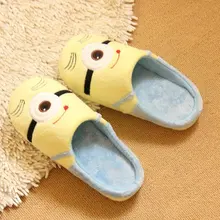 wholesale Despicable Me 2 home slippers Precious Milk Dad floor slippers ladies shoes spring minion slippers drop Shipping