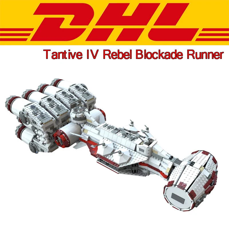 

2017 New LEPIN 05046 1748Pcs Star War Tantive IV Rebel Blockade Runner Model Building Kits Figure Blocks Bricks Toys Gift 10019