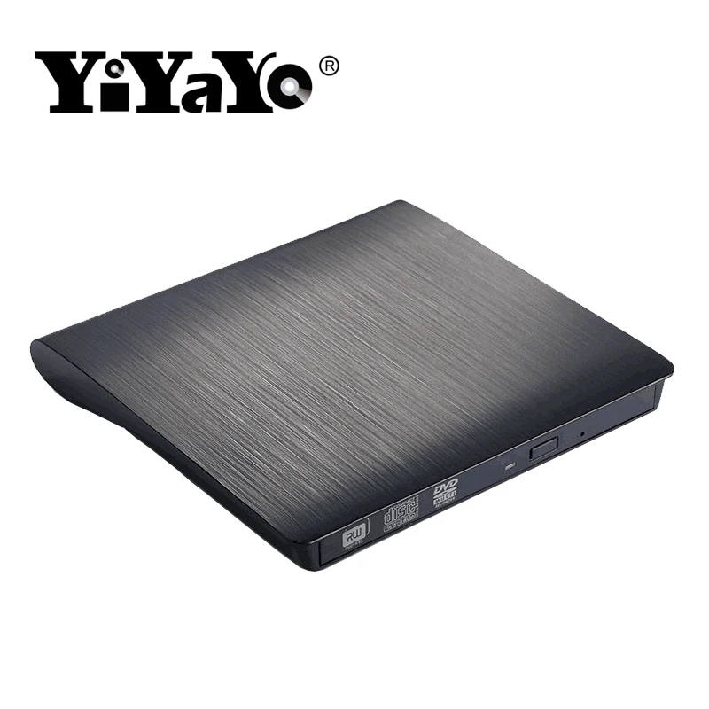 YiYaYo USB 3,0 Внешний Оптический привод CD/DVD диска с многократной записью компакт-дисков DVD Встроенная память плеер Портативный писатель для MAC ноутбука window10/iPhone 7 Plus/8+ диск мешок