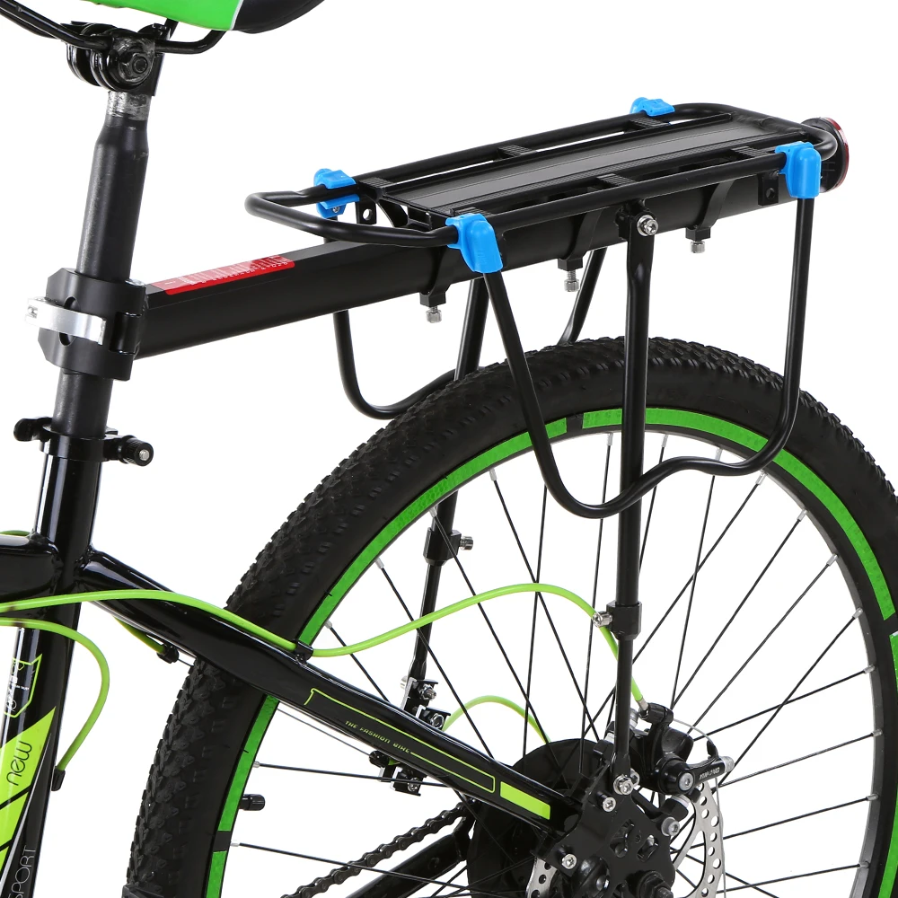 Discount Mountain Bike Bicycle Cargo Racks Aluminum Bicycle Luggage Carrier MTB Bicycle Mountain Bike Road Bikes Rear Rack Black 14