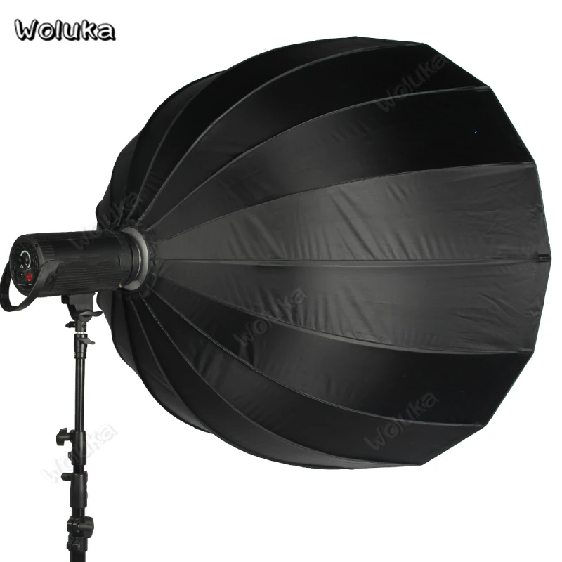 

Umbrella softbox 90cm deep mouth parabolic soft cover outdoor shooting flash studio portable lighting box with 16 bones CD50 T10