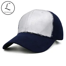 Бренд GZHILOVINGL качество хлопок хип хоп Серебро Золото металлик бейсболка шляпа для женщин и мужчин Snapback осень зима бейсболка