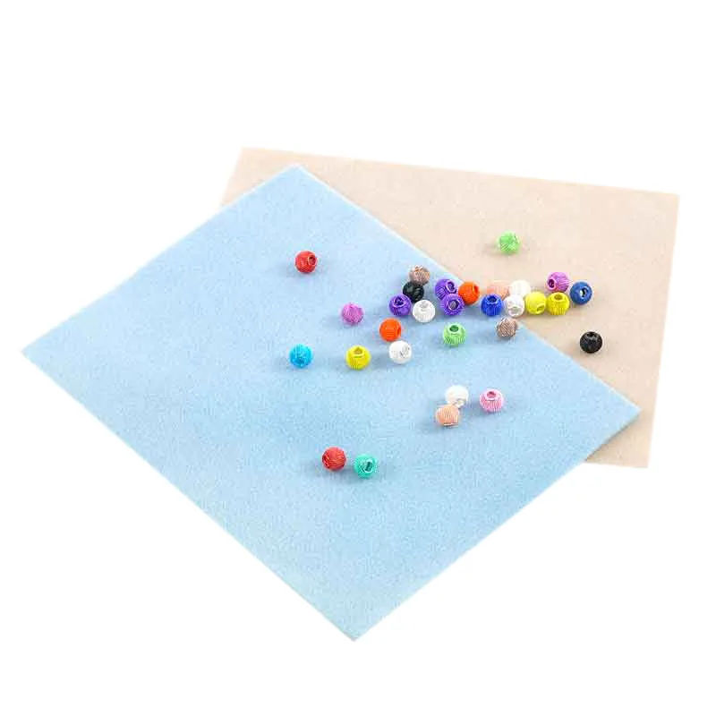 2PCs Bead Mats Fine Jewelry Foam Beading Tools Random Mixed Colors