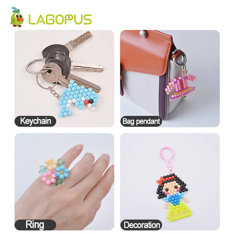 Lagopus 24 цвета DIY волшебные бусины спрей воды ручной работы 3D жемчужные бусины головоломки игрушки для детей развивающий подарок