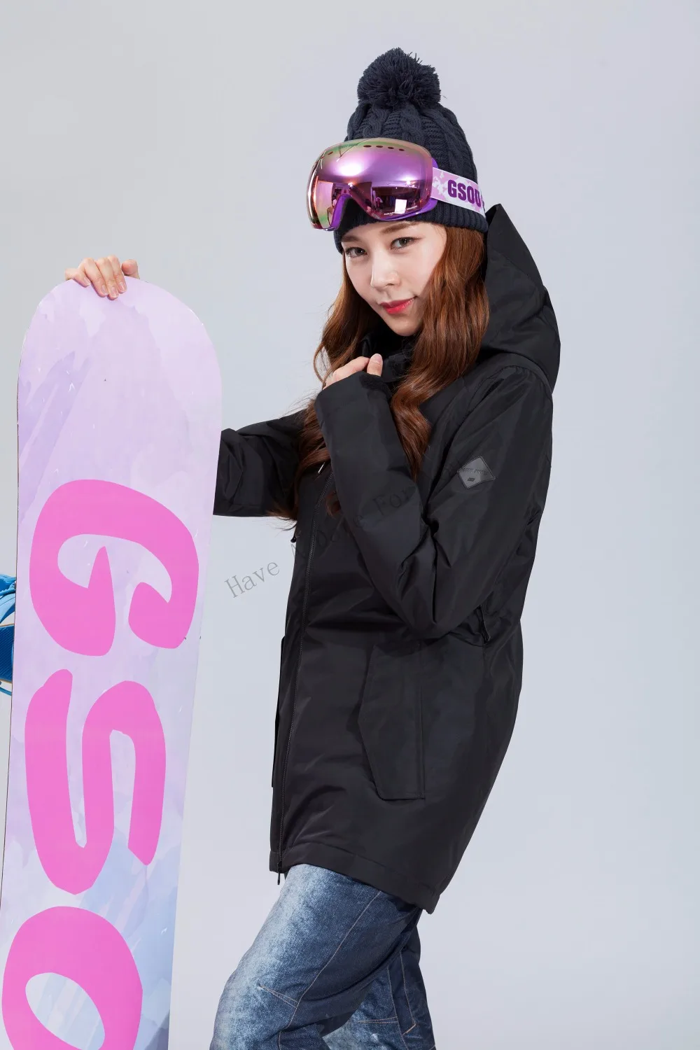 GSOU снег Для женщин лыжная куртка Лыжный спорт Сноуборд Открытый Спортивная одежда Водонепроницаемый ветрозащитный Термальность дышащая Костюмы женский пиджак