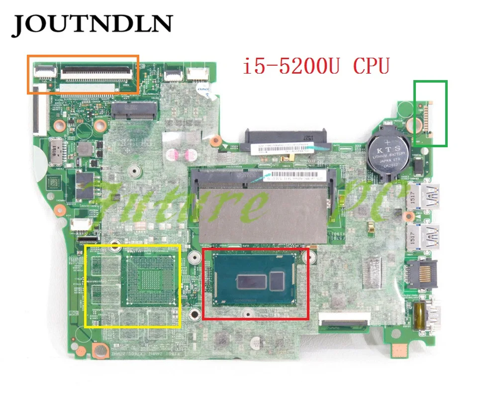 Joutndln для lenovo Flex 3 1570 Материнская плата ноутбука 5B20H91130 DDR3L интегрированный Графика