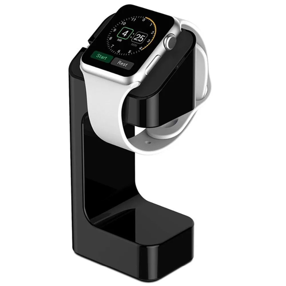 

CRESTED For Apple Watch band 42mm/38mm iWatch Series 4/3/2/1 44mm 40mm Plastic Charger Charging Dock Station Stand Hold Bracket