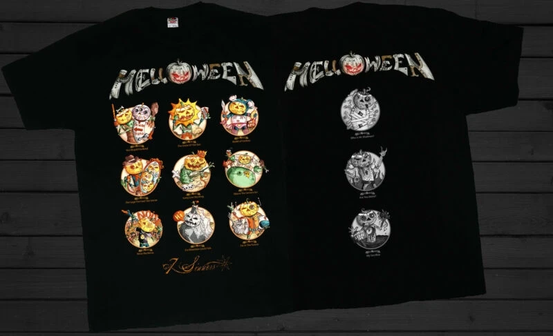 HELLOWEEN 7 Sinners power metal band Blind Guardian T_shirt sizesS до 7XL|Футболки| |