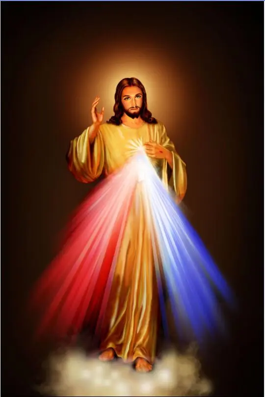 DIY frame Divine Mercy Image Love Jesus Christ Motivational posters and ...