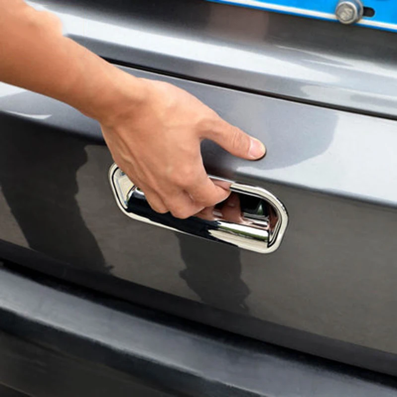 Car Styling Fit For Honda CRV CR V 2012 2013 ABS Chrome Rear Trunk Lid