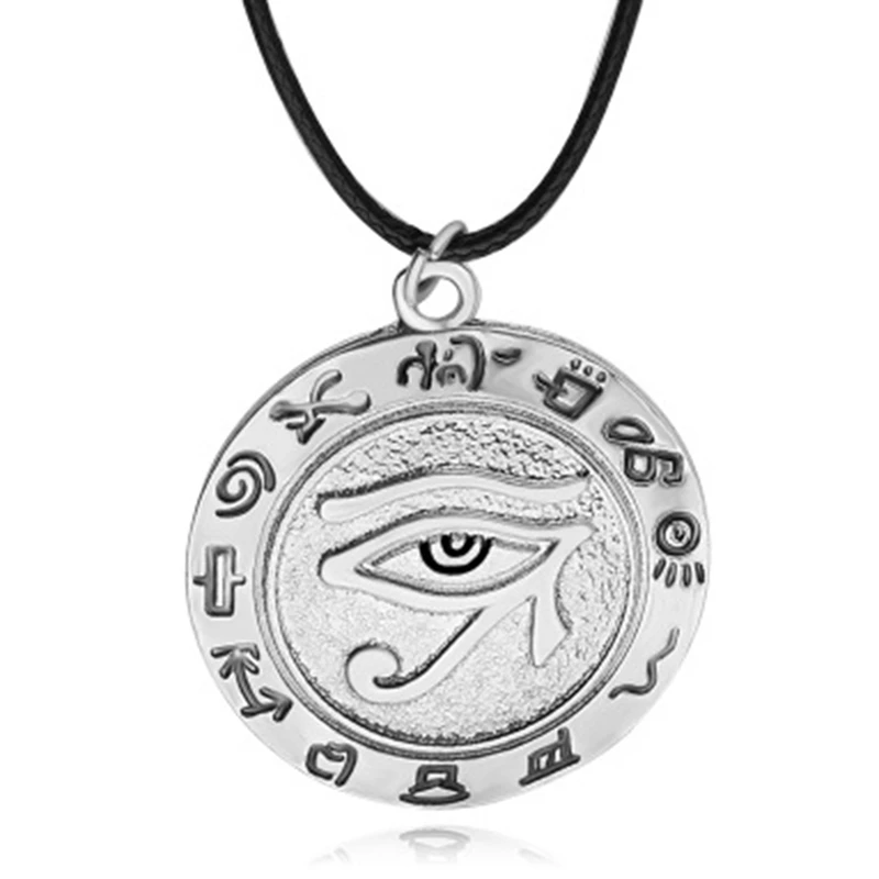 Новая мода глаз Гора Египетский солнце символ бога кулон ожерелье Rune Eye ожерелья