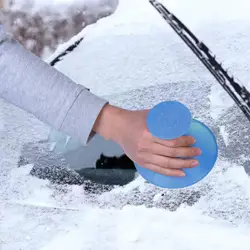 Магия скоблить круглый скребок лобовое стекло автомобиля снега скребок, в форме конуса скребки льда, лопата для снега Совок как воронка