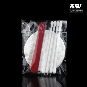 

free shipping Hotel Hotel Club Travel High-end disposable care package 4 Cotton swab 2-piece 1 Nail file wholesale