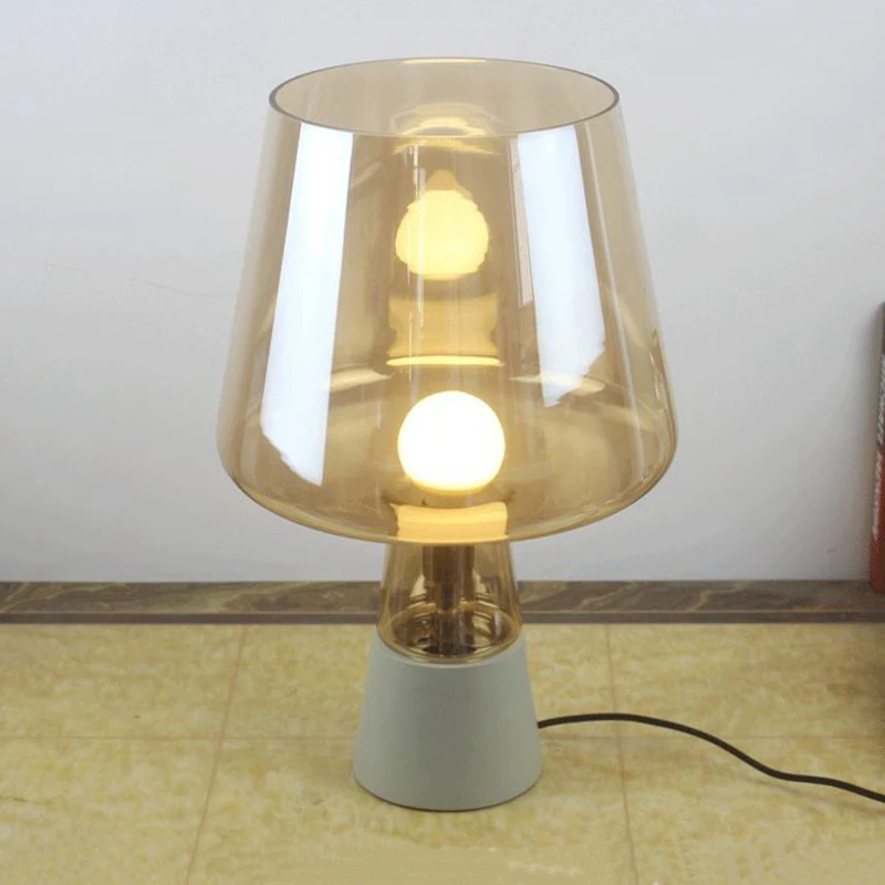 

Modern Marble Desk lamp Smoke Grry Table lamp led Design Fashion Desk Light For Parlor Living room Study Table lighting TA071