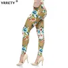YRRETY Women Leggings High Street Cotton Leggin Casual Floral Printed Legging Graffiti Soft Fashion Women Trousers Hot Fashion ► Photo 1/6