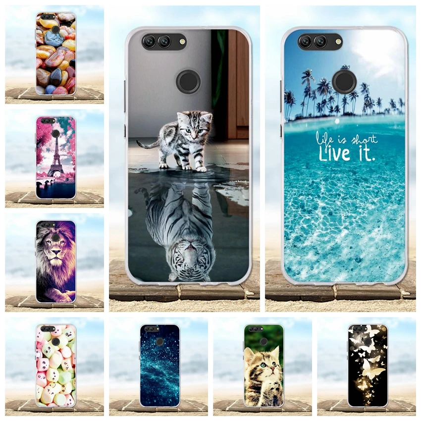 

Phone Case for Funda huawei nova 2 Case Cover Cute Silicone Soft TPU Cover for huawei nova 2 Cover For huawei Nova2 5.0" Coque
