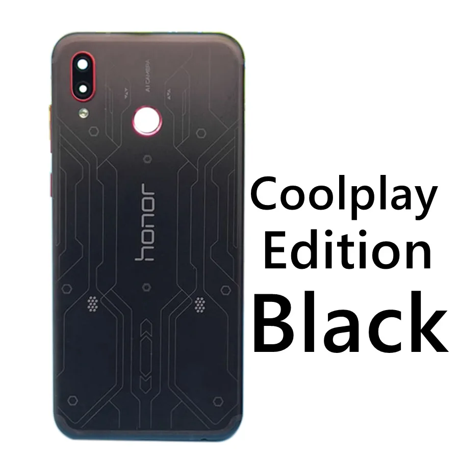 Для Honor Play крышка батареи задняя крышка Корпус задняя дверь чехол для huawei Honor Play крышка батареи+ Кнопка громкости питания+ объектив камеры