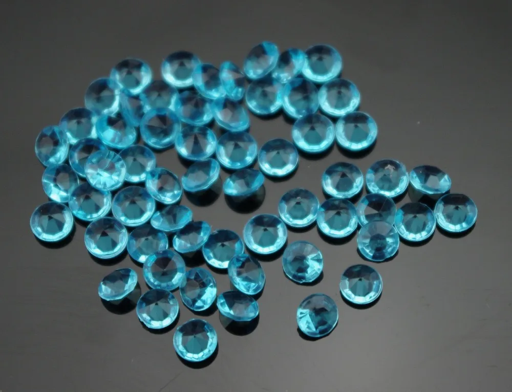 10000pcs 4.5mm Turquoise Acrylic Diamond Confetti Table Scatter Crystals Wedding Party Decoration | Дом и сад