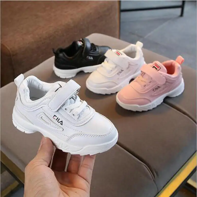 Children Baby Girls Shoes Fashion Causal Sneakers Comfortable Shoes Pink White Black Sneakers Sneakers Kids Shoes For Girls