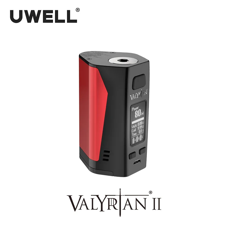 Мод UWELL Valyrian II три батареи 18650 300 Вт электронная сигарета вейп мод без батареи|Моды