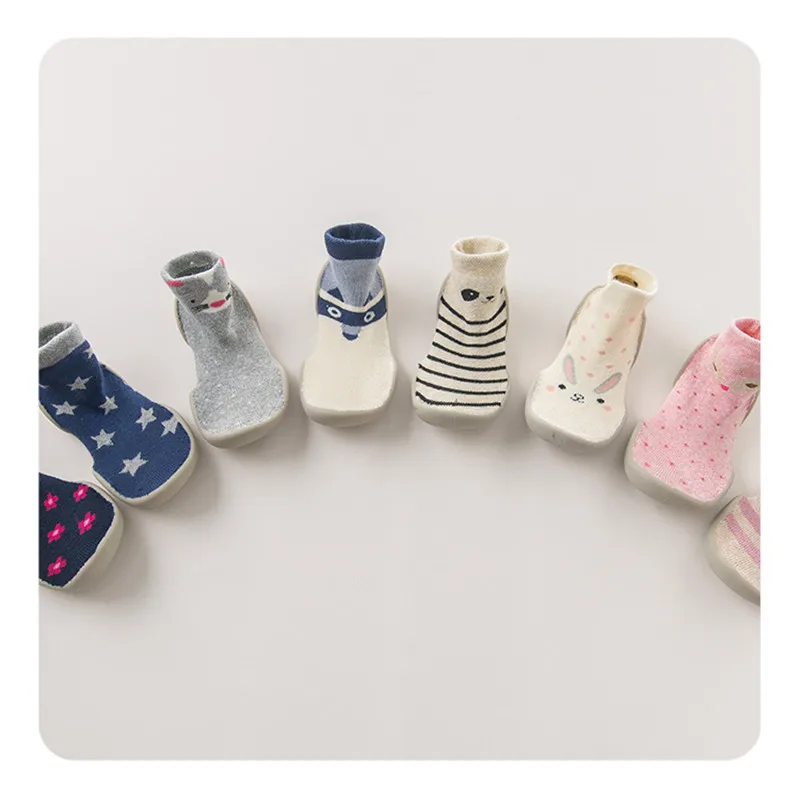 Soft Comfortable Shoes Socks First Walker Antiskid Toddler Socks Baby