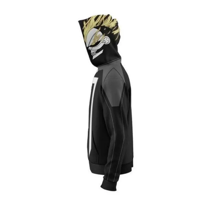 Marvel Ghost Rider косплей костюм толстовка на молнии Косплей Мужской и Женский Повседневный спортивный свитер бренд