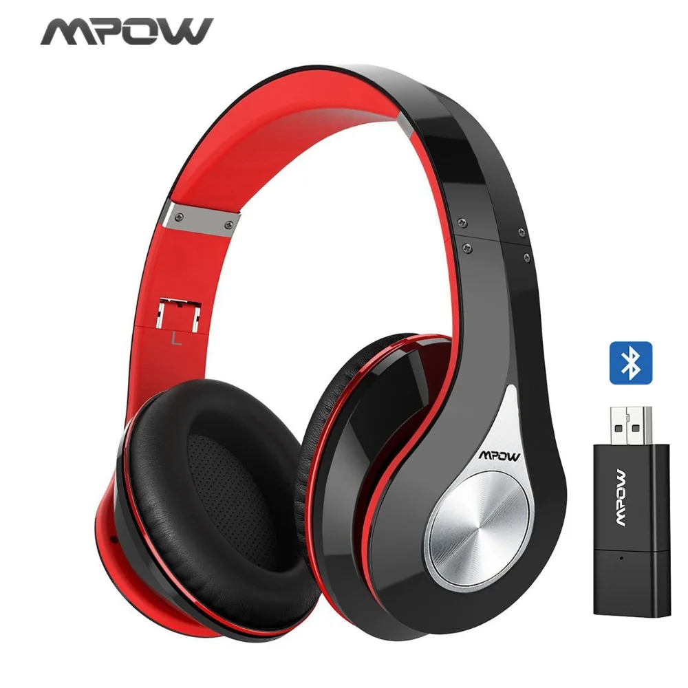 

Mpow M3 059 Wireless Bluetooth Headphones With Bluetooth Transmitter Carrying Case Wireless/Wired Mode With For PC Cellphones
