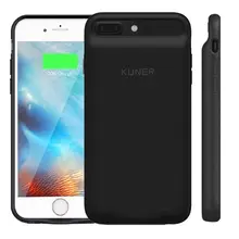 Поддержка проводной гарнитуры/2400 мАч батарея чехол для iPhone 7 8 Plus Ультра тонкая роскошная текстура банк питания телефон ТПУ чехлы накладки