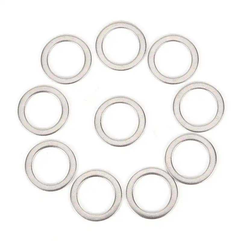 10Pcs Bicycle Pedal Spacer Crank Cycling Bike Stainless Steel Ring Washers HGRA