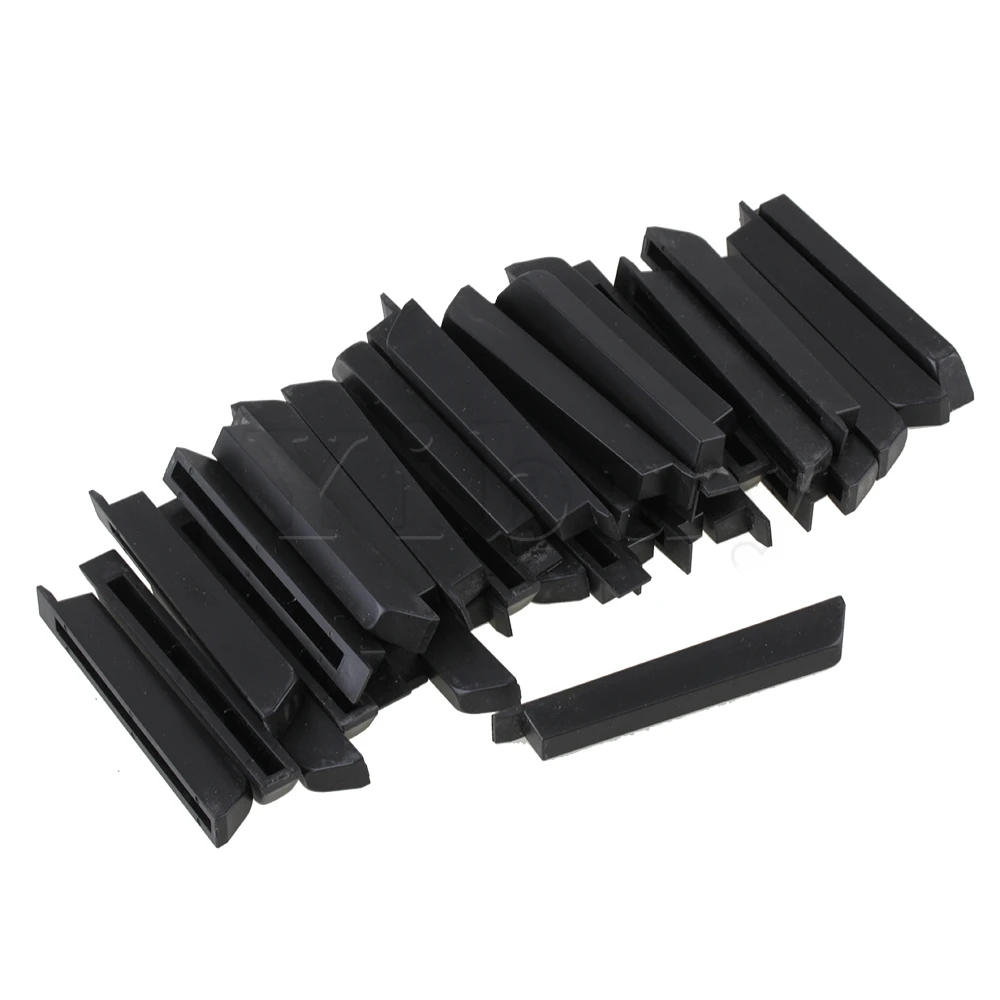 Yibuy Set of 36pcs Piano Sharps Keytops Flats Repair Replacement Parts Black Yibuy Set of 36pcs Piano Sharps Keytops Flats Repair Replacement Parts Black