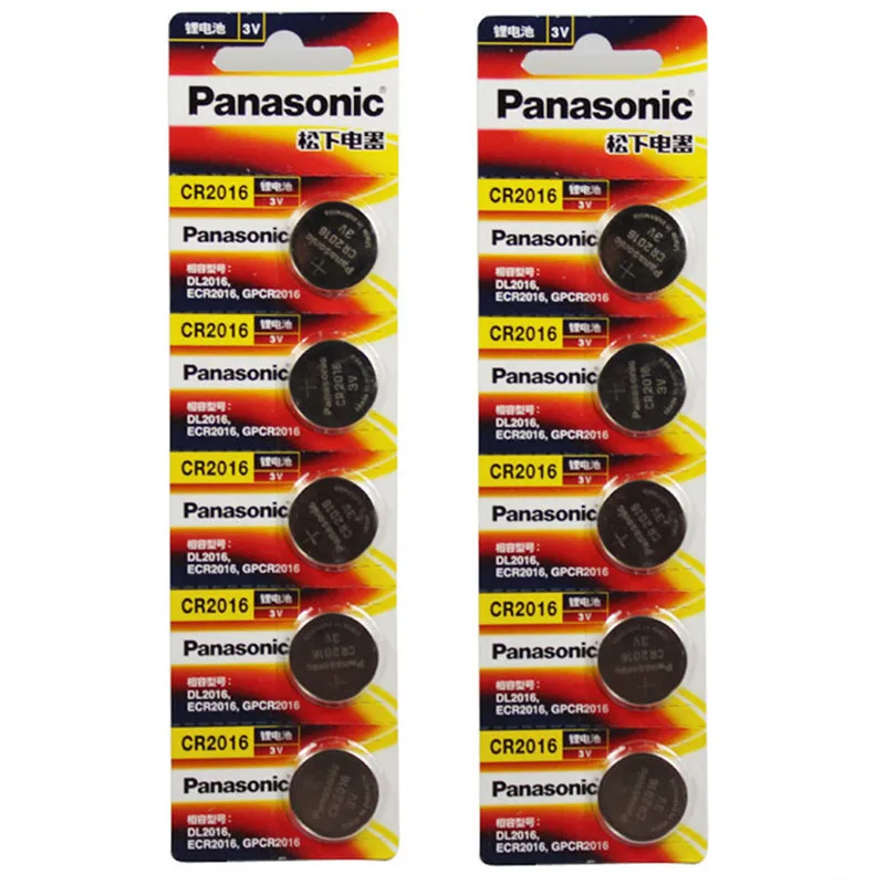10pcs original brand new battery for PANASONIC cr2016 3v button cell