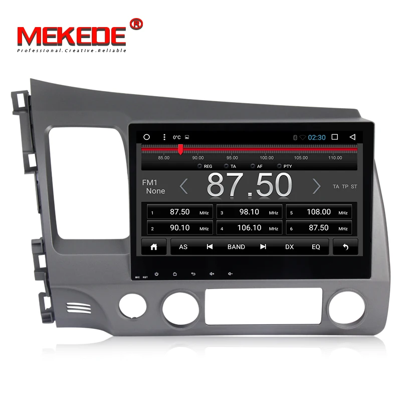 Cheap allwiner T3 1024x600 HD 2DIN Android 7.1 Car Head Unit for Honda Civic 2006-2011 DVD GPS with Radio RDS BT Mirror-Link Wifi 3