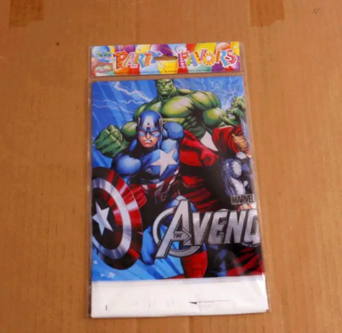 108*180cm Cartoon Avengers Plastic Table Cloth Cover Party Decoration for Kids Birthday Party Decoration Supplies