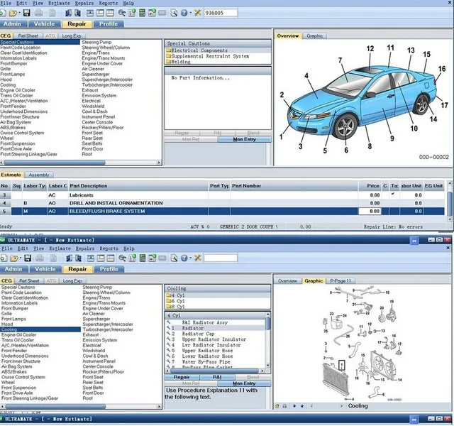 automotive repair estimate software