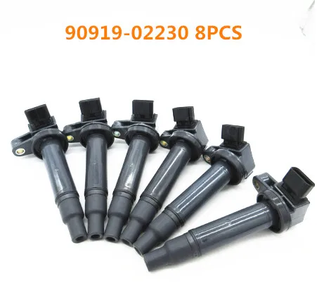 

SET 8 PCS NEW ignition coil OEM 9091902230 90919-02230 for for LEXUS GS430 IS Sport Cross 200 LS430 LX470