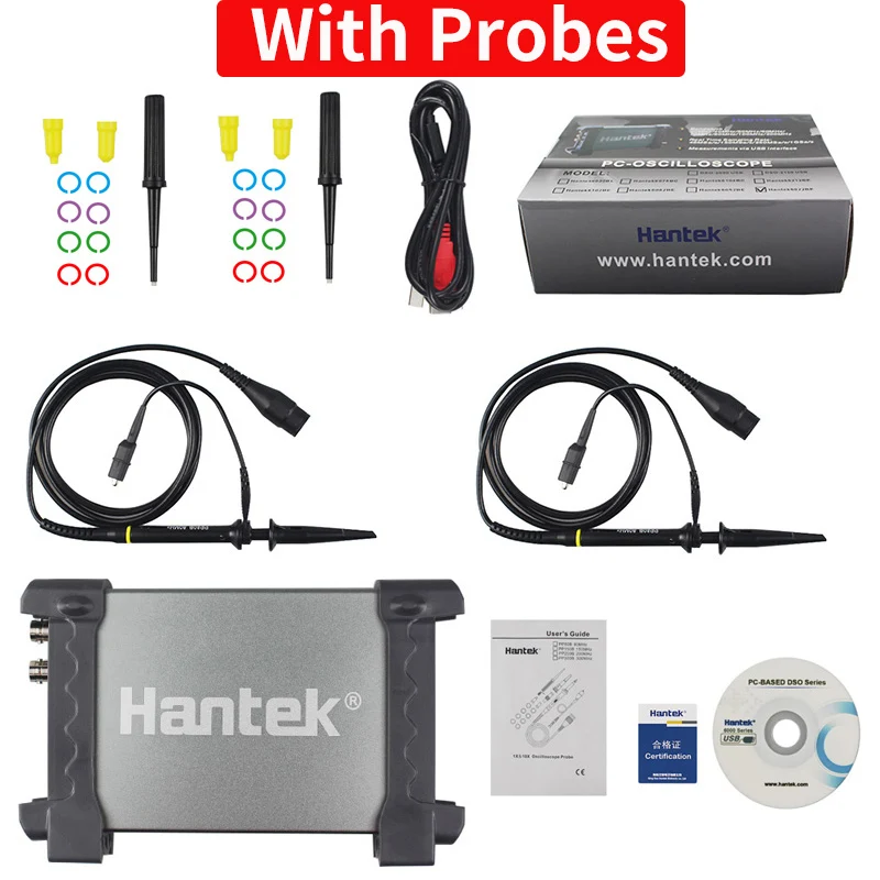 USB осциллограф Hantek 6022BE 6022BL 2 канала 20 МГц диагностический прибор|hantek 6022be pc usb|hantek
